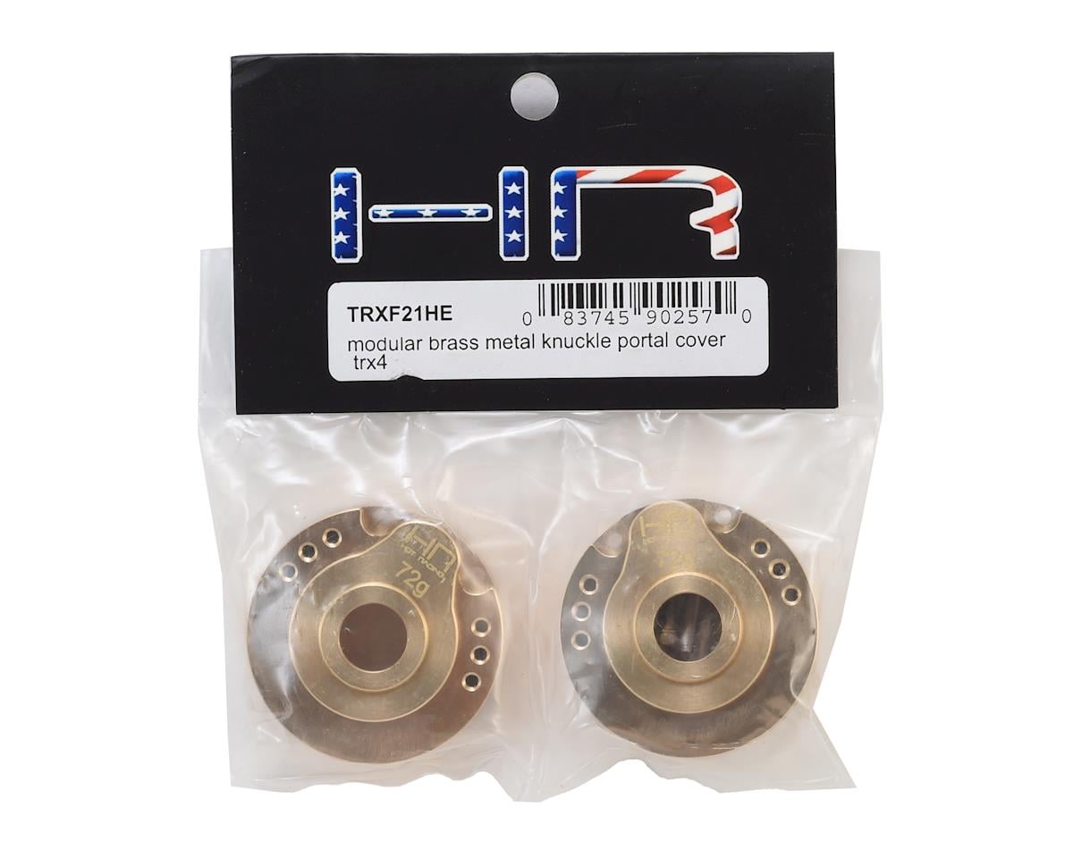 Hot Racing Modular Brass Metal Knuckle Portal Cover for Traxxas TRX-4