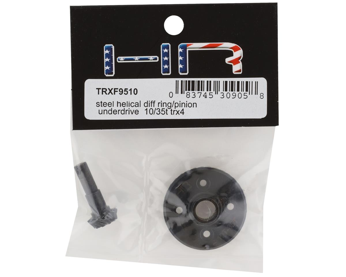 Hot Racing Steel Helical Underdrive Differential Ring/Pinion for Traxxas TRX-4