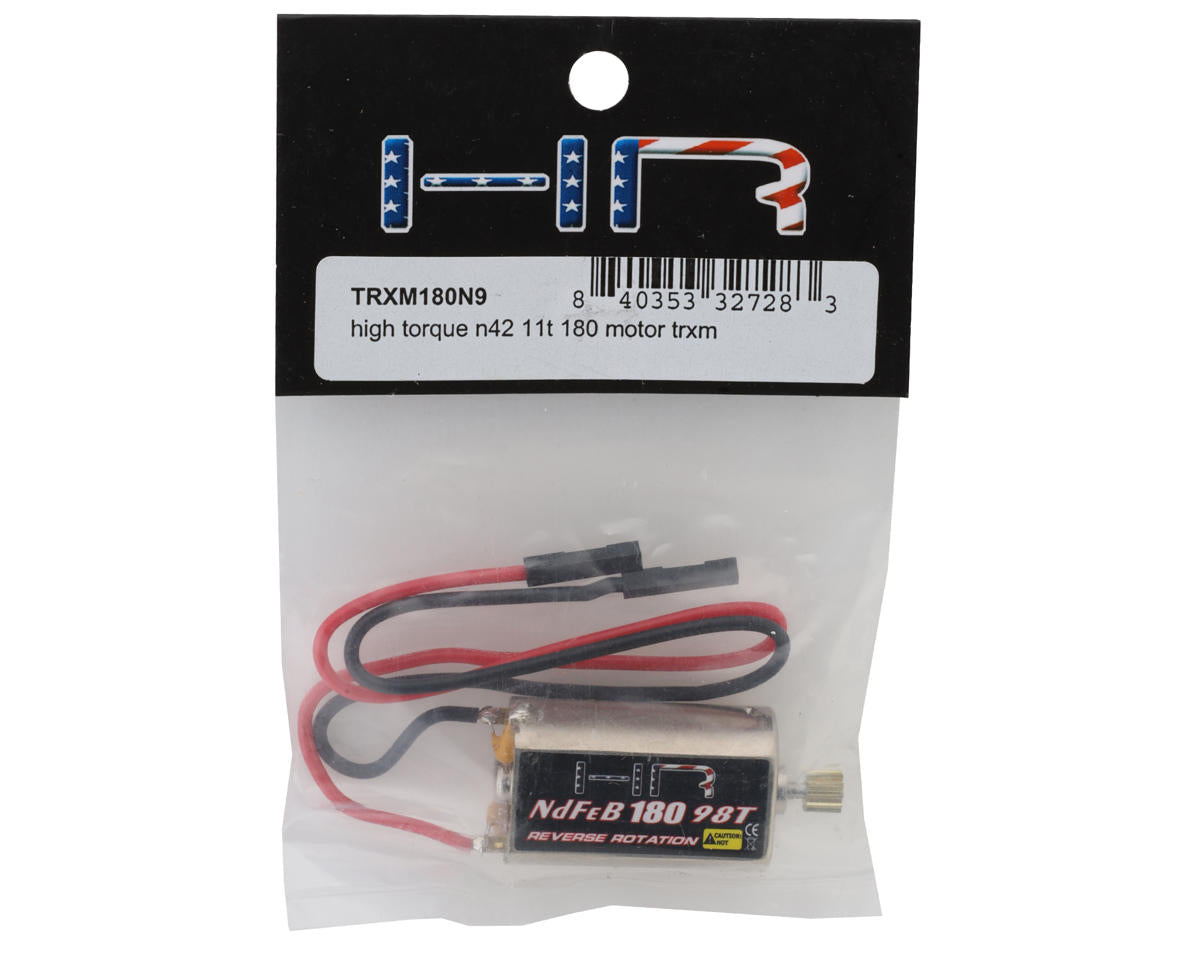 Hot Racing 180 High Torque N42 Brushed Motor for Traxxas TRX-4M (98T)