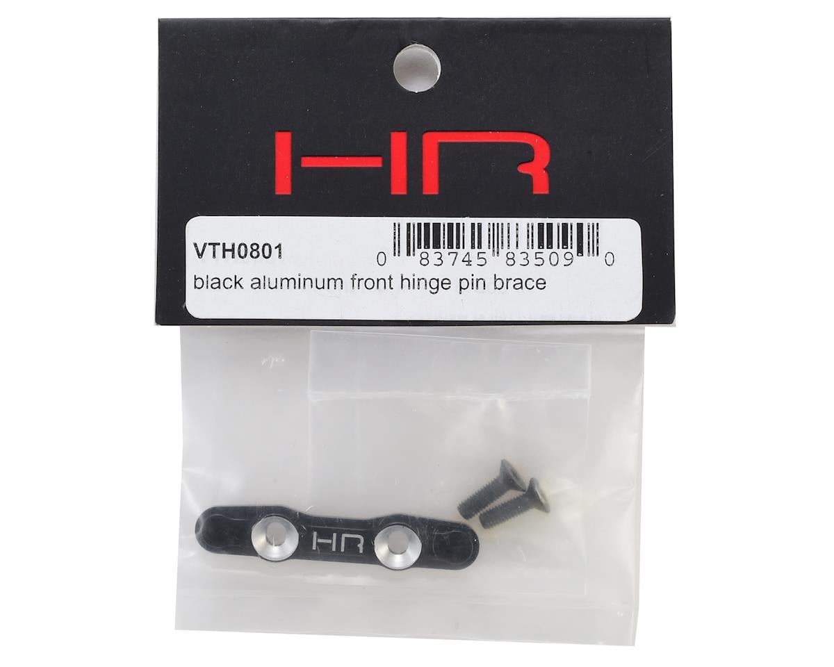 Hot Racing Vaterra Twin Hammers Aluminum Front Hinge Pin Brace (Black)