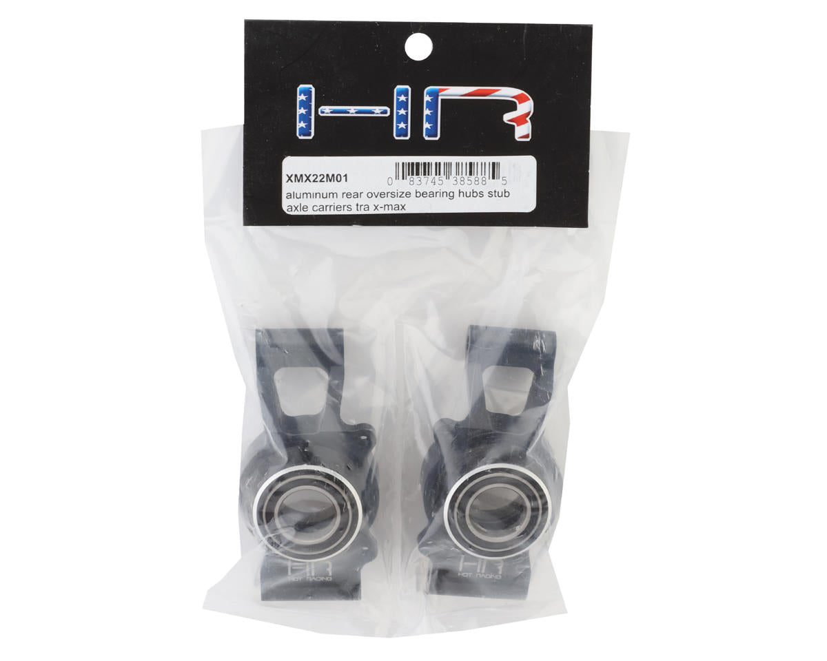 Hot Racing Aluminum Rear Hubs w/Over Size Bearings for Traxxas X-Maxx/XRT