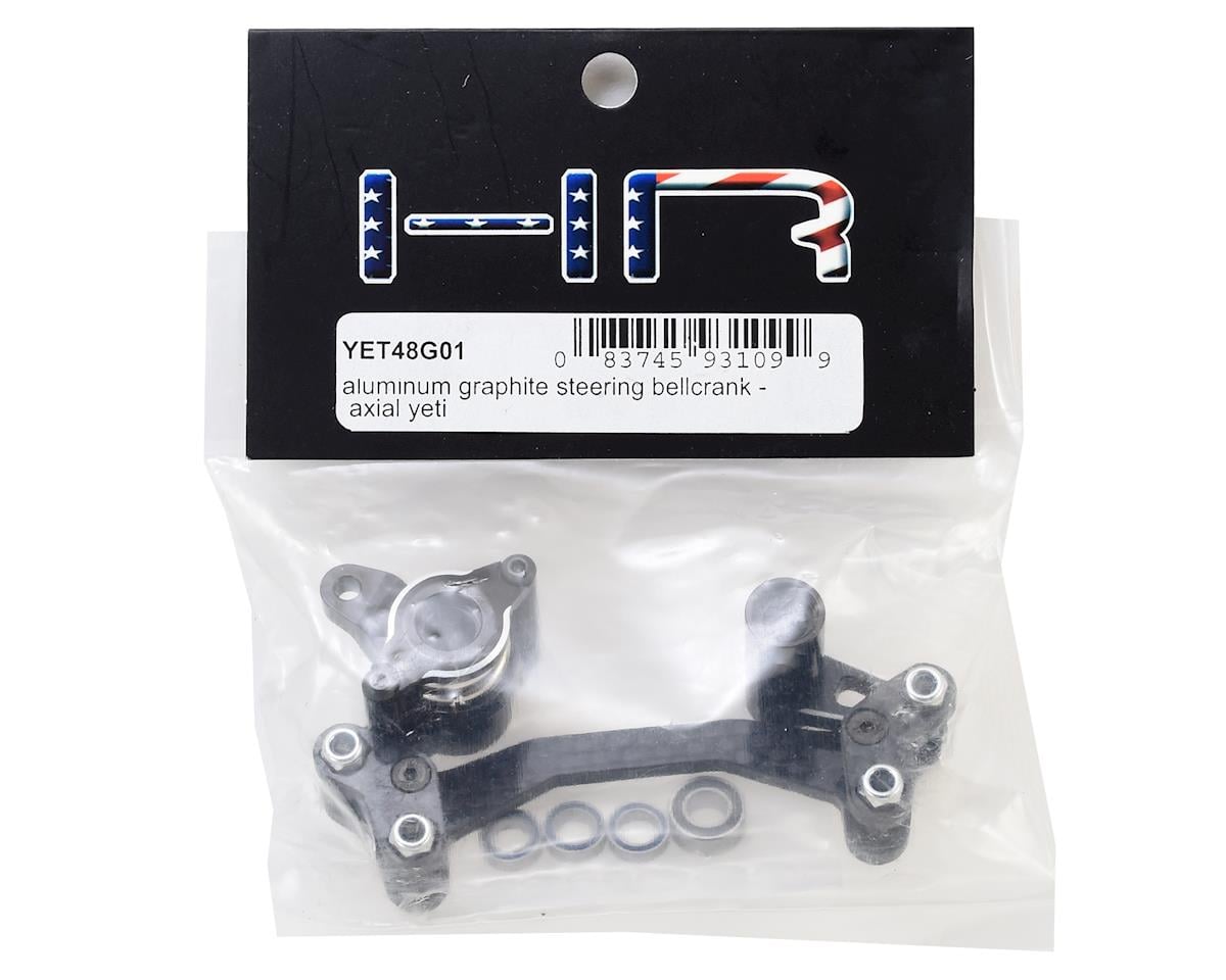 Hot Racing Axial Yeti Aluminum & Graphite Steering Bellcrank Set (Black)