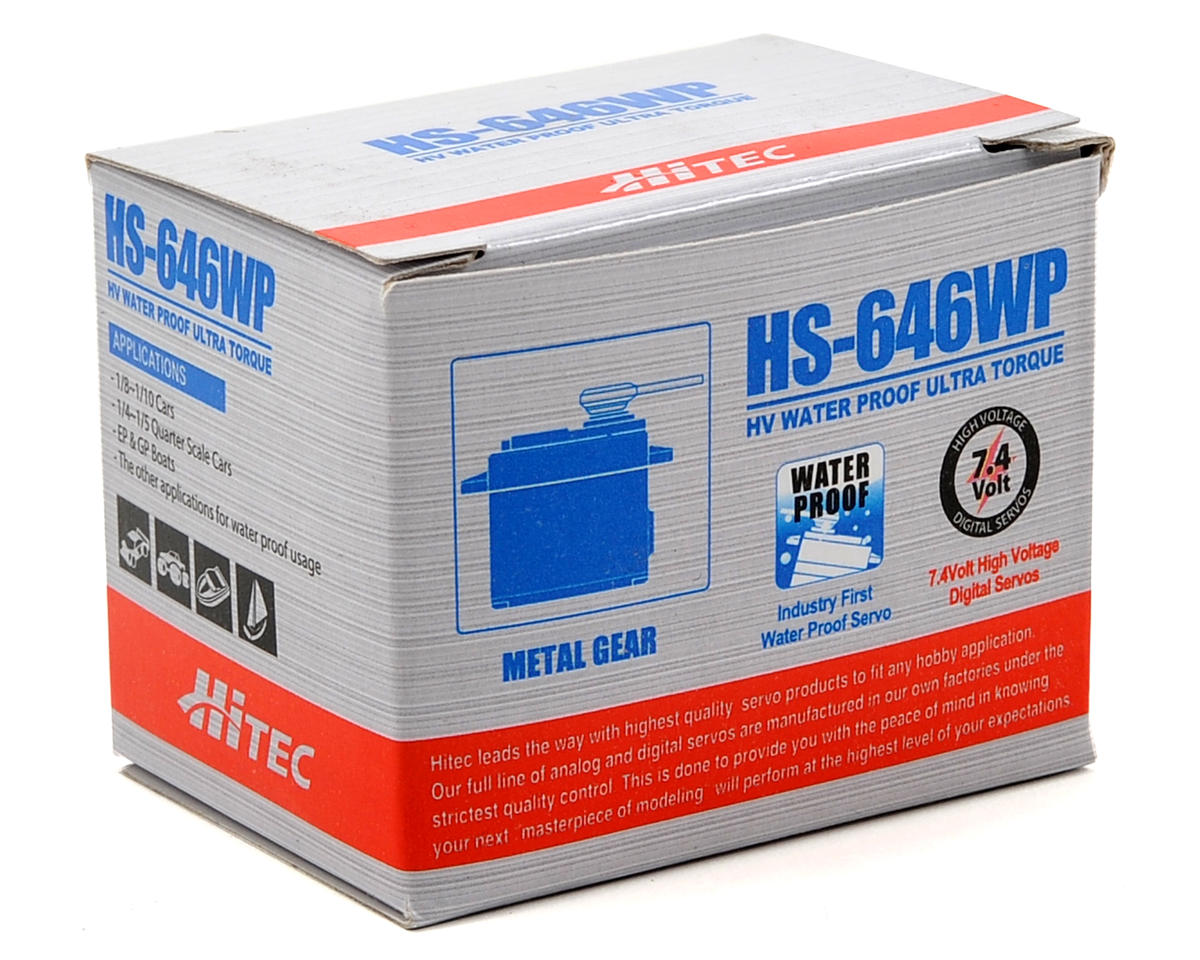 Hitec HS-646WP Standard Metal Gear Ultra Torque Analog Servo (High Voltage)
