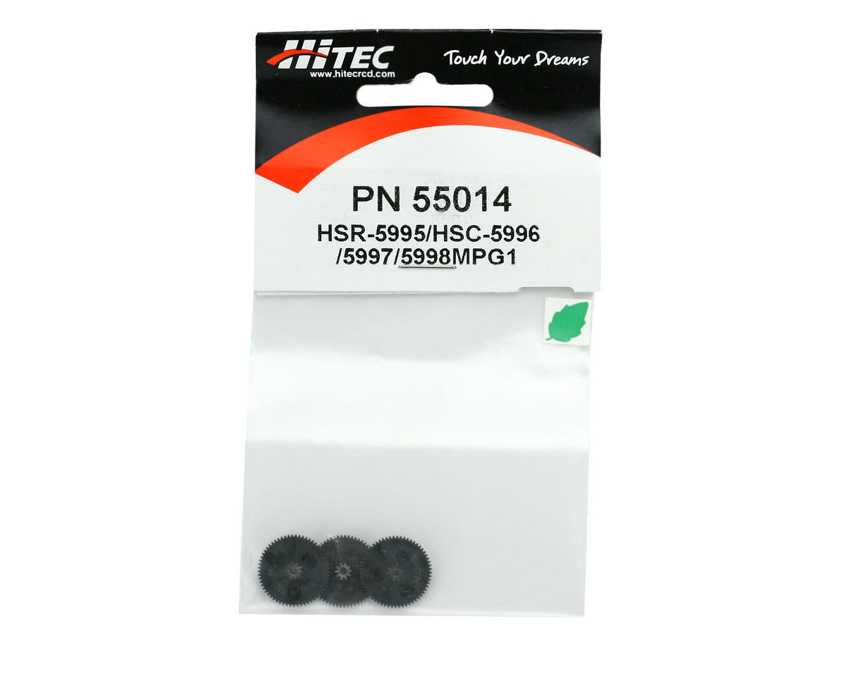 Hitec Replacement Metal/Karbonite 1st Gear Set (3) (5955/5995/5996/5997)