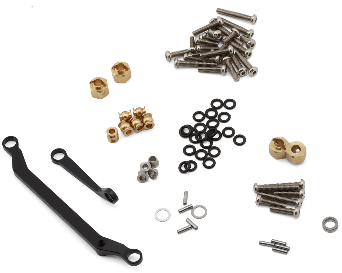 Injora Aluminum Diamond Front & Rear Portal Axles Set for Traxxas® TRX-4M®