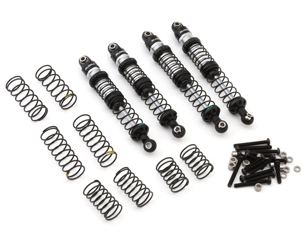 Injora DRX Aluminum Dual-Rate 1/10 Rock Crawler Threaded Oil Shocks