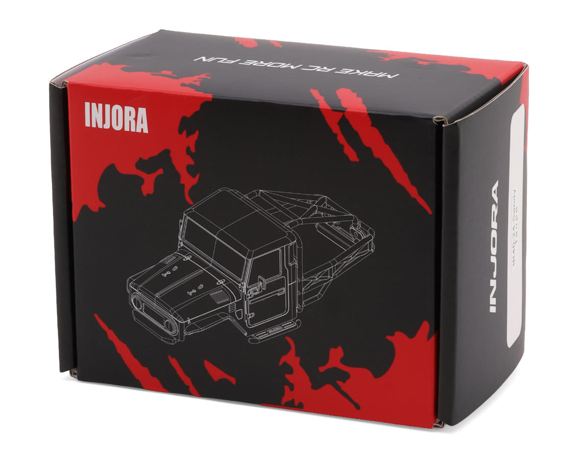 Injora SCX24 IR40-24 Half Truck Pre-Painted Body Set (Tan) (133mm Wheelbase)