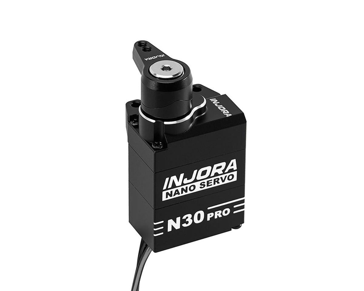 Injora SCX30 N30 Nano Pro High Torque Metal Gear Aluminum Servo w/Servo Saver