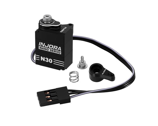 Injora SCX30 N30 Nano High Torque Metal Gear Aluminum Servo w/Servo Saver