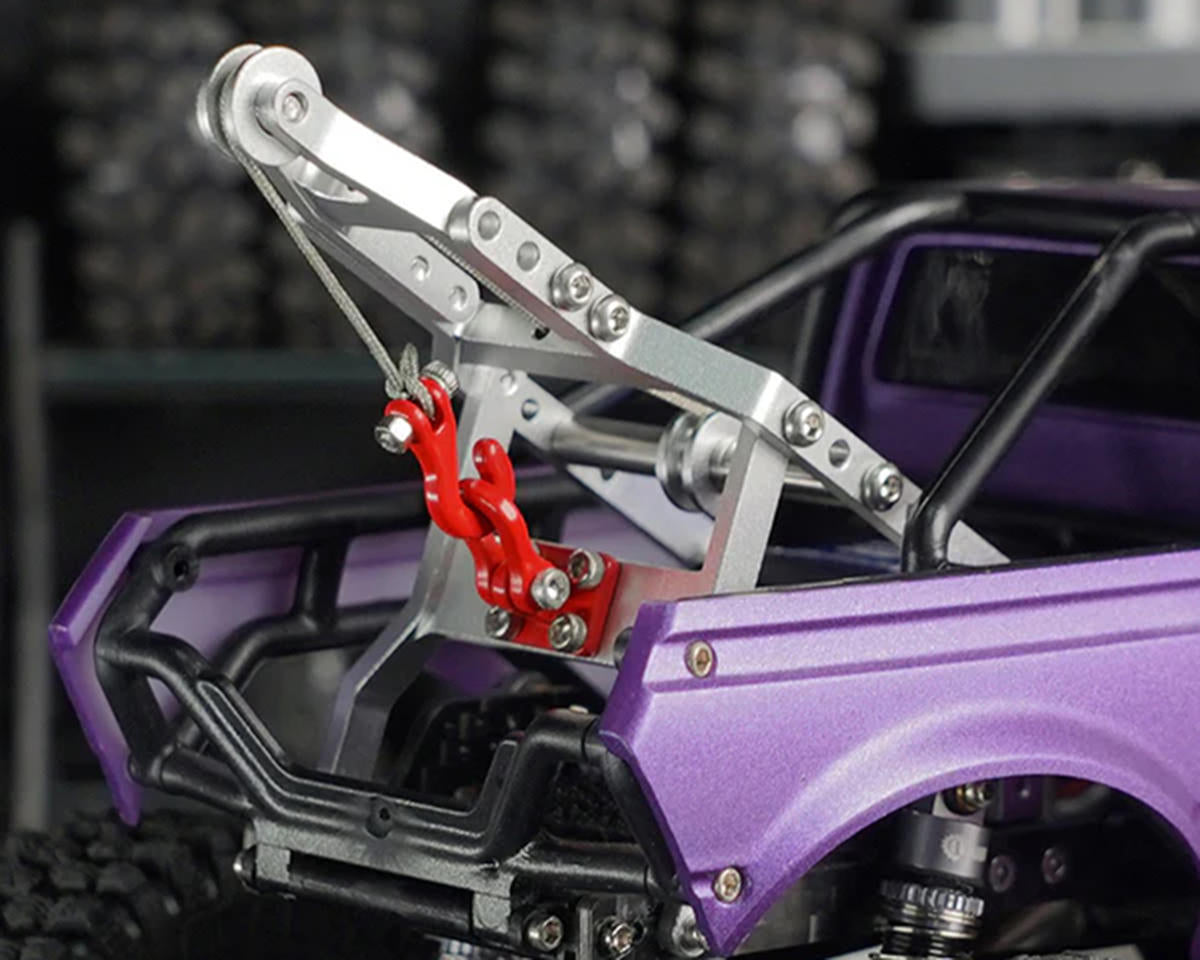 Injora Axial SCX24 1/24 Tow Truck Crane Kit & INJS2065-360 Winch Servo