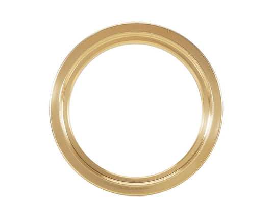 Injora Axial SCX30 0.7" D19 Beadlock wheels Brass Clamp Rings (4) (10.1g ea)