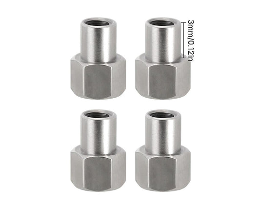 Injora 2mm Steel Wheel Nuts (2mm/3mm/5mm)