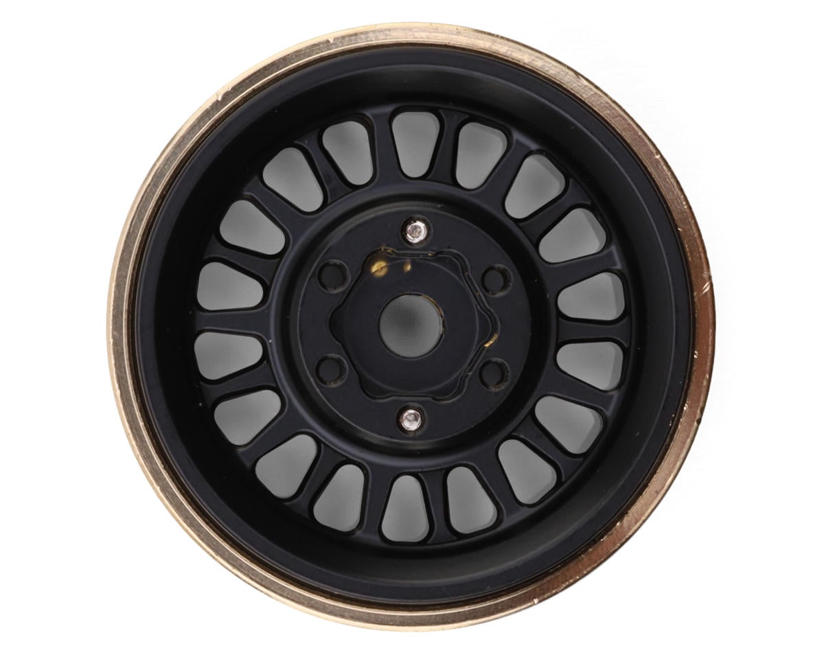 Injora 1.0" Brass Multi-Spoke Micro Crawler Beadlock Wheels