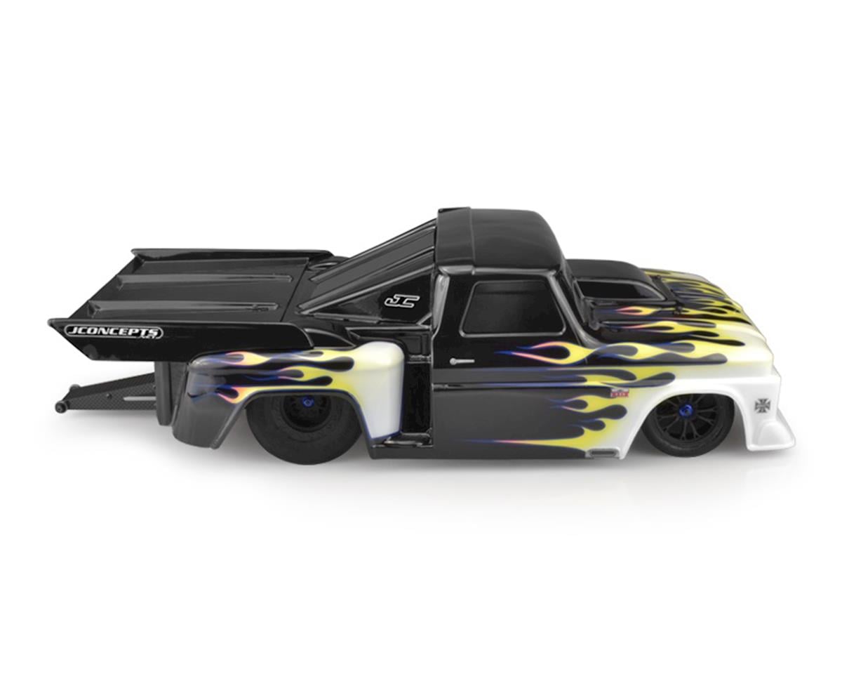 JConcepts 1966 Chevy C10 Step-Side Street Eliminator Drag Racing Body (Clear)