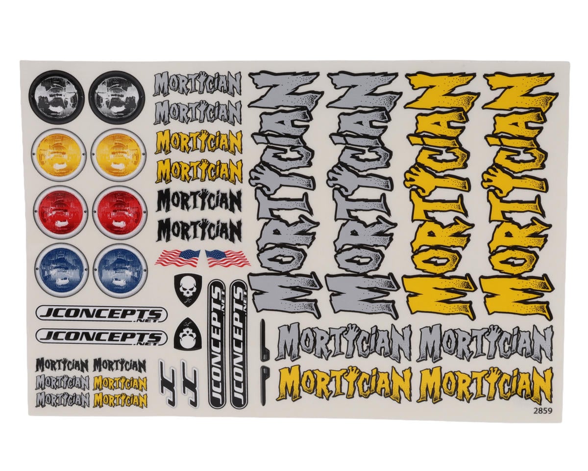 JConcepts Mortician Monster Truck Body (Clear) (12.5")