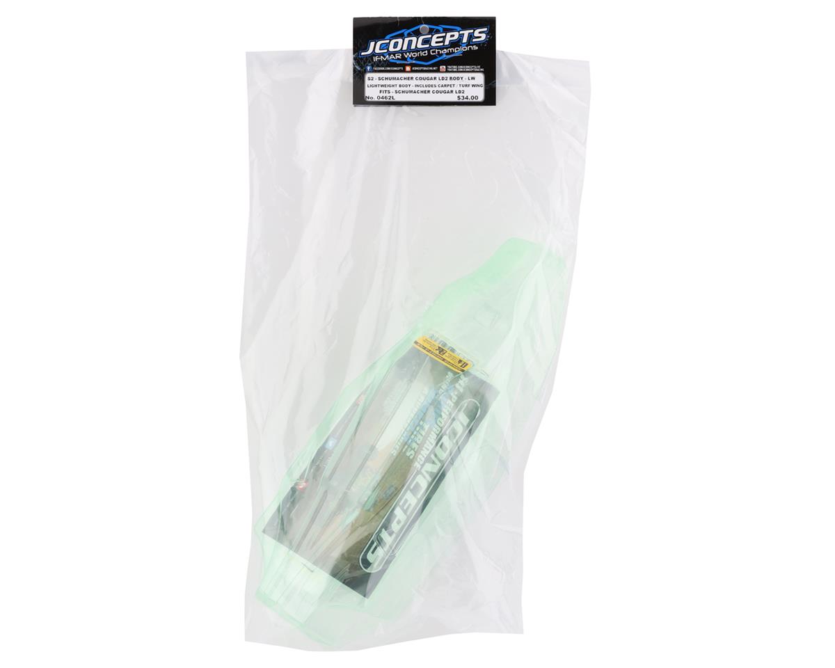 JConcepts Schumacher Cougar LD2 S2 Body w/Carpet Wing (Clear) (Lightweight)