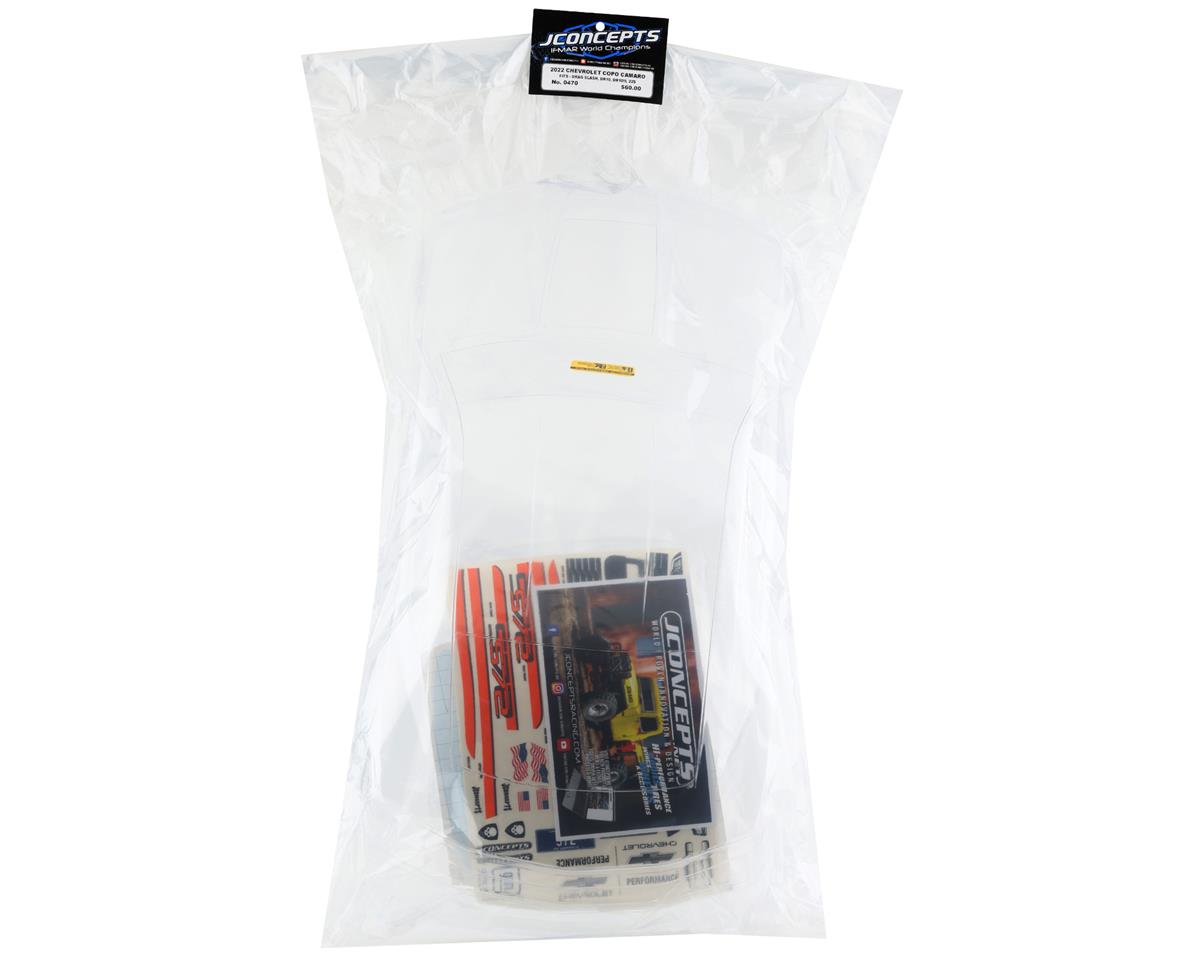 JConcepts 2022 Chevrolet Copo Camaro Street Eliminator Drag Racing Body (Clear)