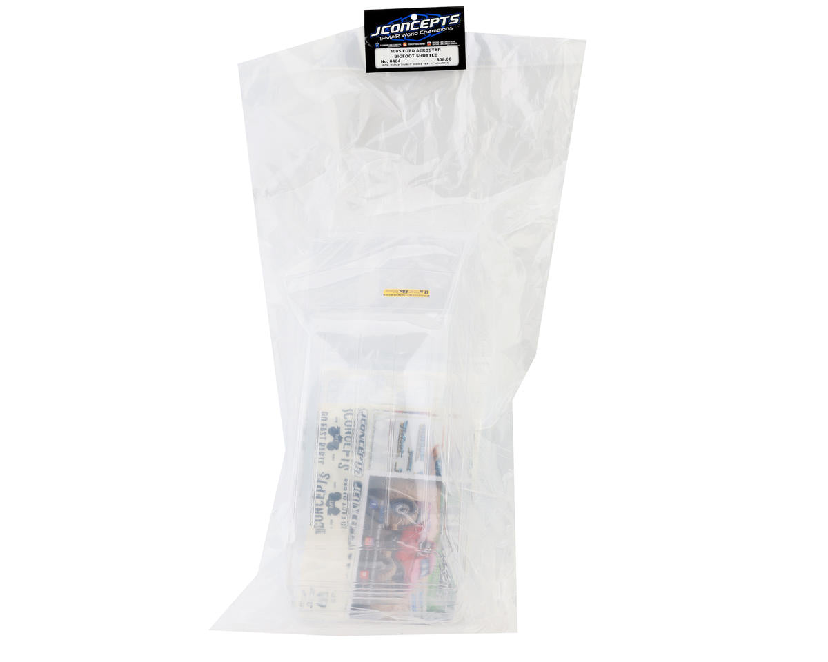 JConcepts 1985 Ford Aerostar "BIGFOOT" Shuttle Regulator Body (Clear)