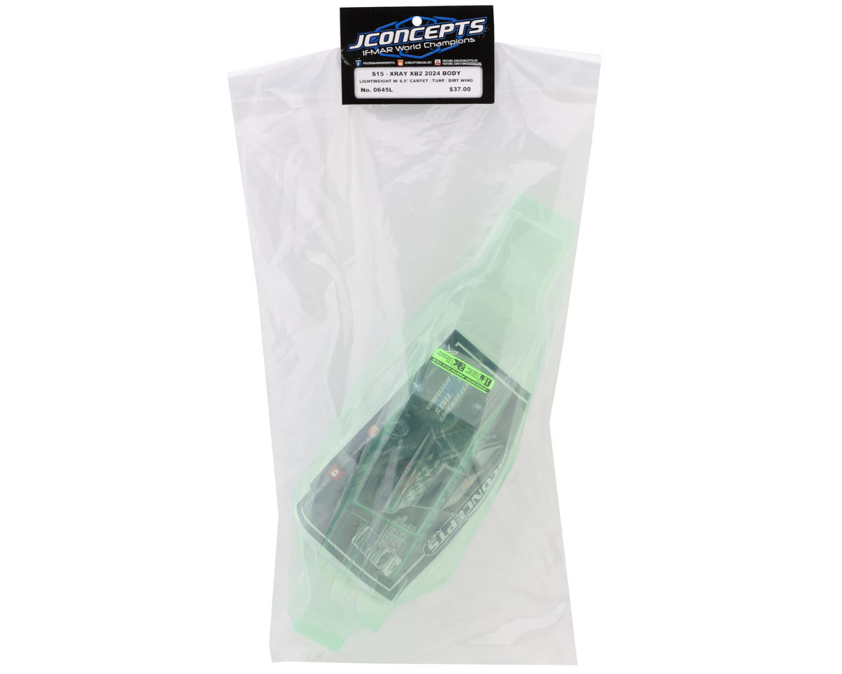 JConcepts XRAY XB2 2024 "S15" 1/10 Buggy Body (Clear) (Lightweight)
