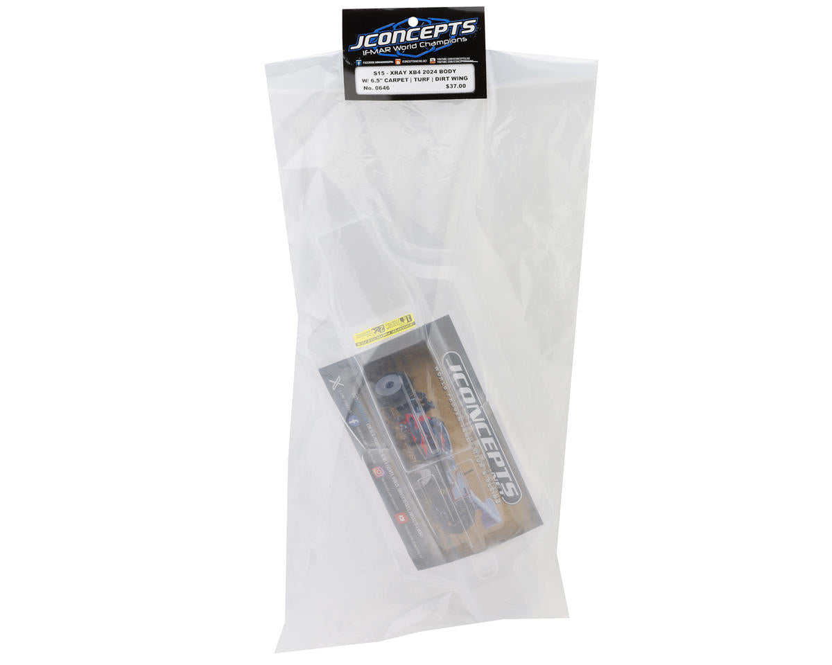 JConcepts XRAY XB4 "S15" 1/10 Buggy Body (Clear) (2024/2025/2026)