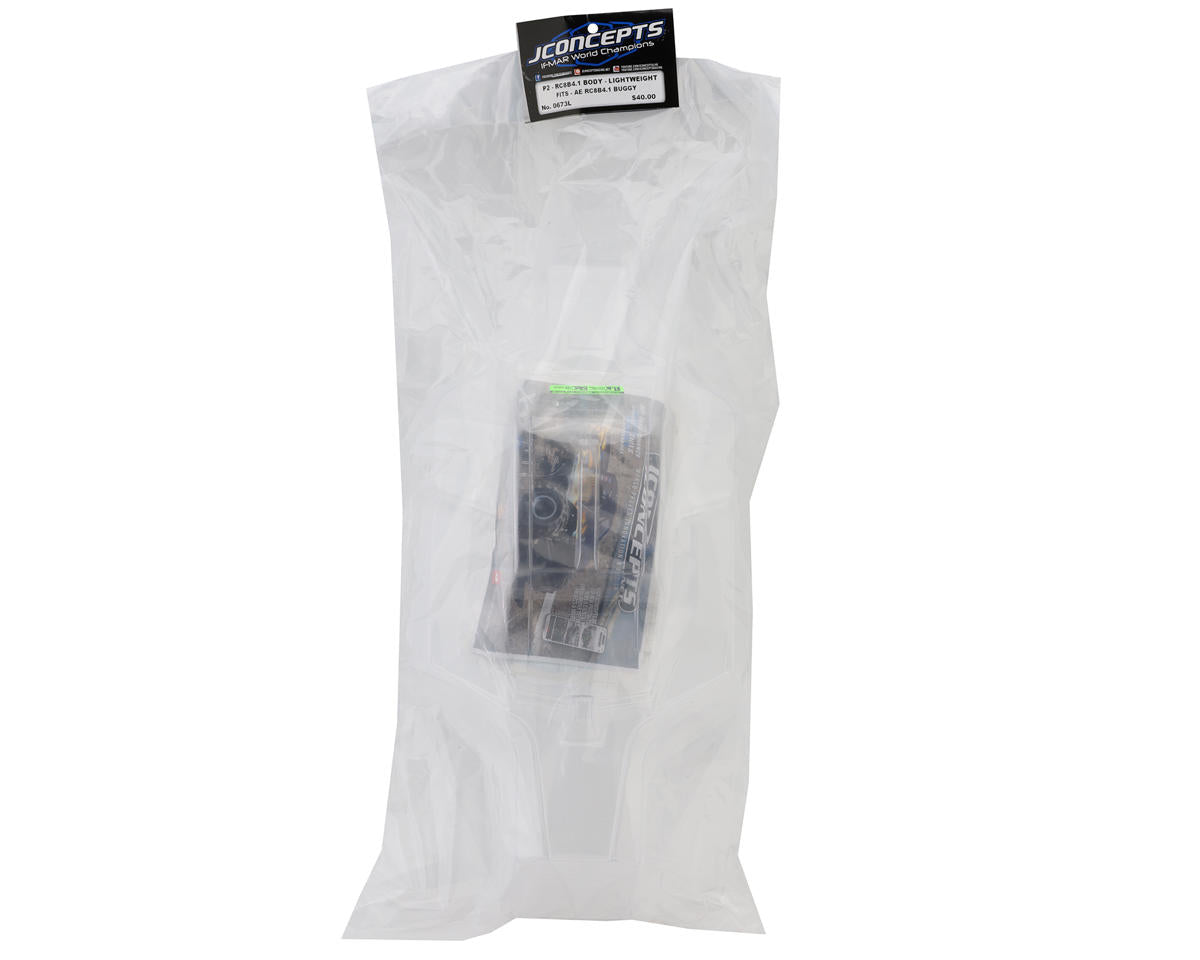 JConcepts Team Associated RC8B4.1 "P2" Body (Clear) (Lightweight)
