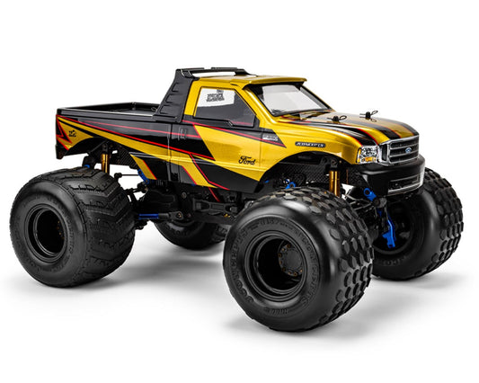 JConcepts 1999 Ford F-250 Single Cab 1/10 Monster Truck Body (Clear) (13.0”)