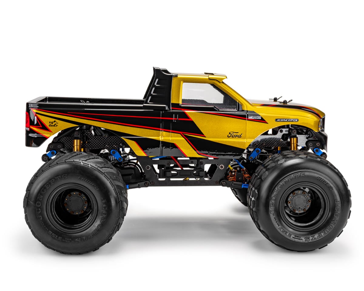 JConcepts 1999 Ford F-250 Single Cab 1/10 Monster Truck Body (Clear) (13.0”)