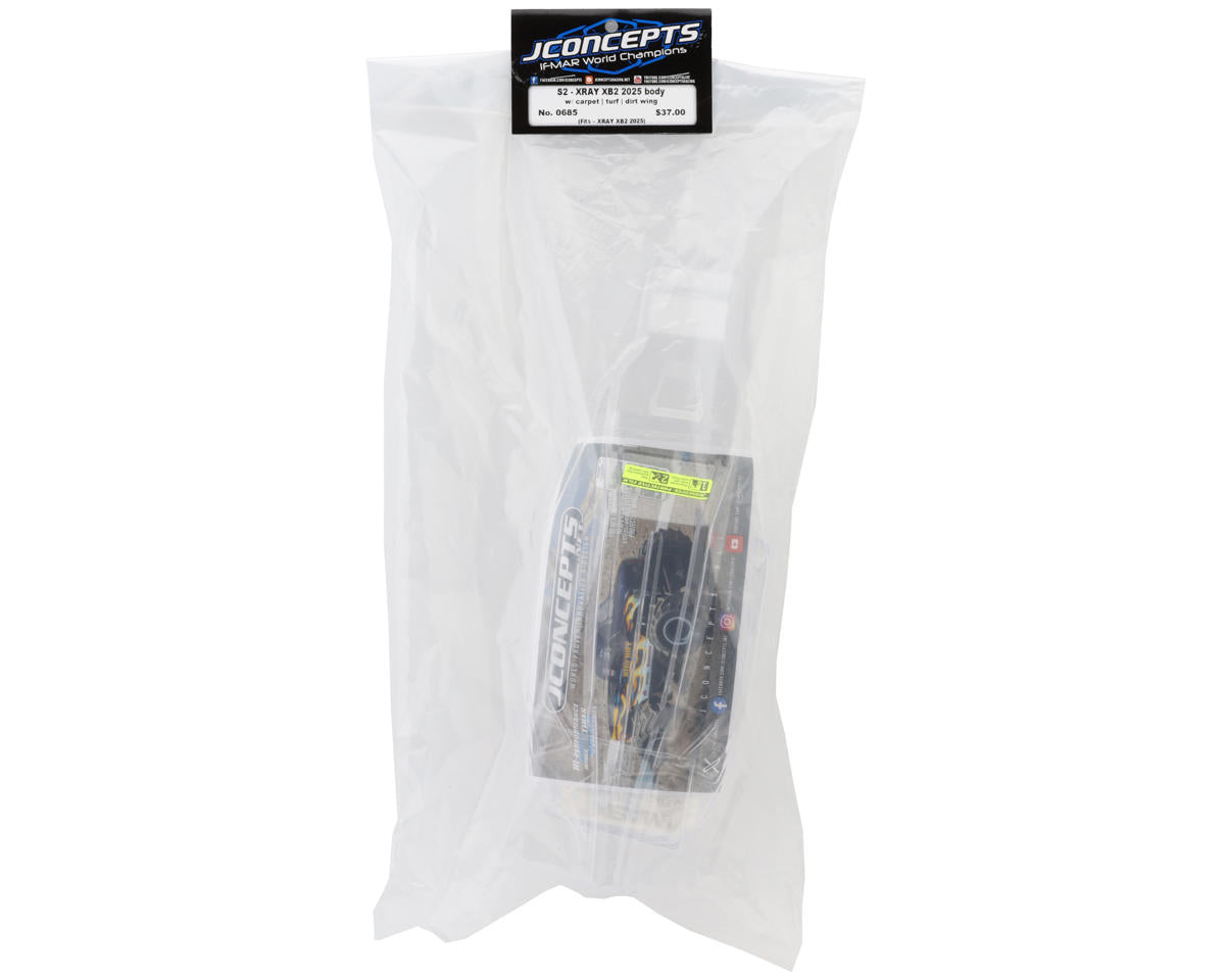 JConcepts XRAY XB2 2025/2026 "S2" 1/10 Buggy Body (Clear)