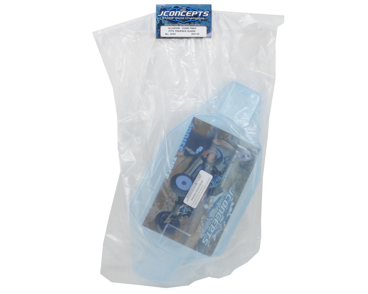 JConcepts Chassis Over Tray for Traxxas Slash (Clear)