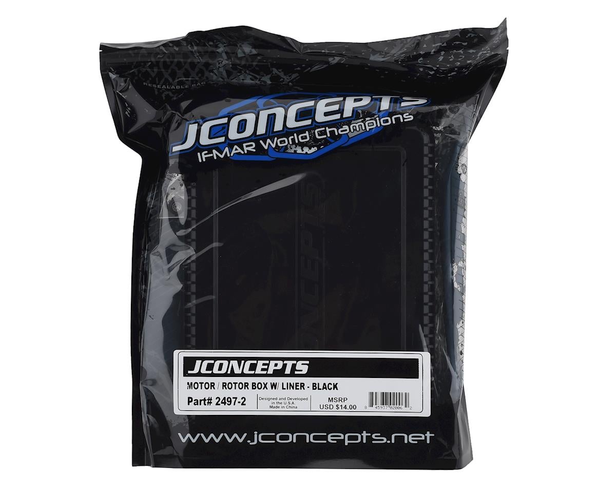 JConcepts 540 Motor Storage Case w/Foam Liner (Black)