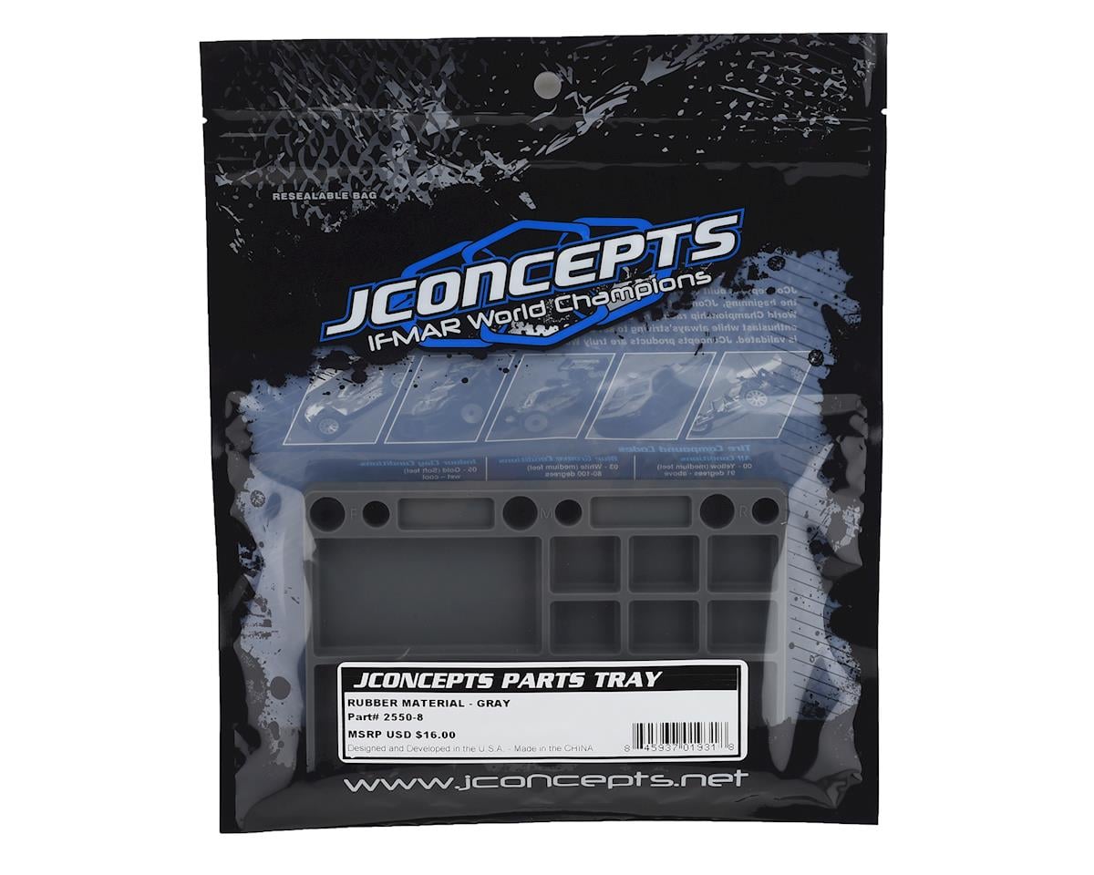 JConcepts Rubber Parts Tray (Grey)