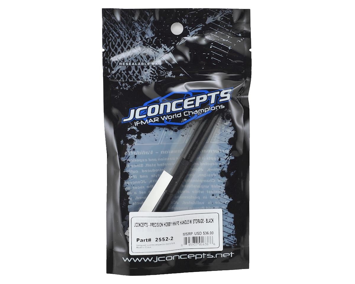 JConcepts Precision Hobby Knife Handle w/Storage (Black)