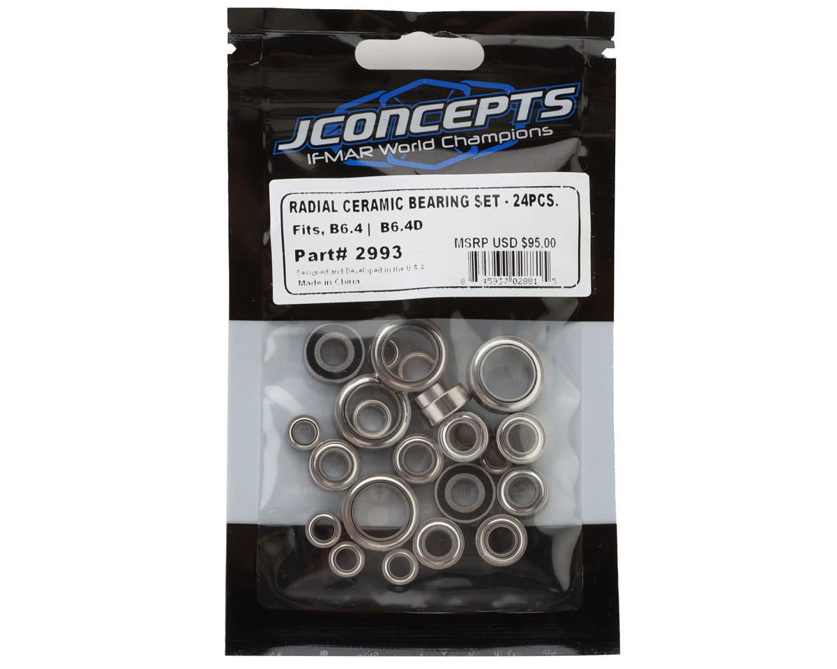 JConcepts Team Associated RC10B6.4 Radial Ceramic Bearing Set