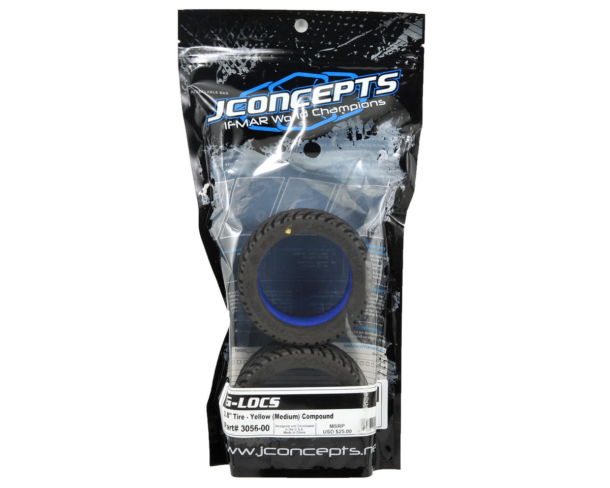 JConcepts G-Locs 2.8" On-Road Truck Tires (2) (Yellow)