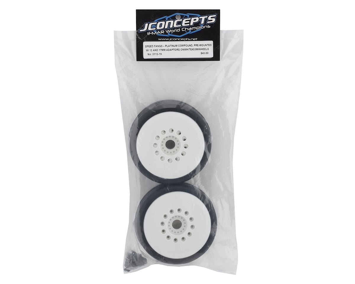 JConcepts Speed Claw Belted Tire Pre-Mounted w/Cheetah Speed-Run Wheel (White)