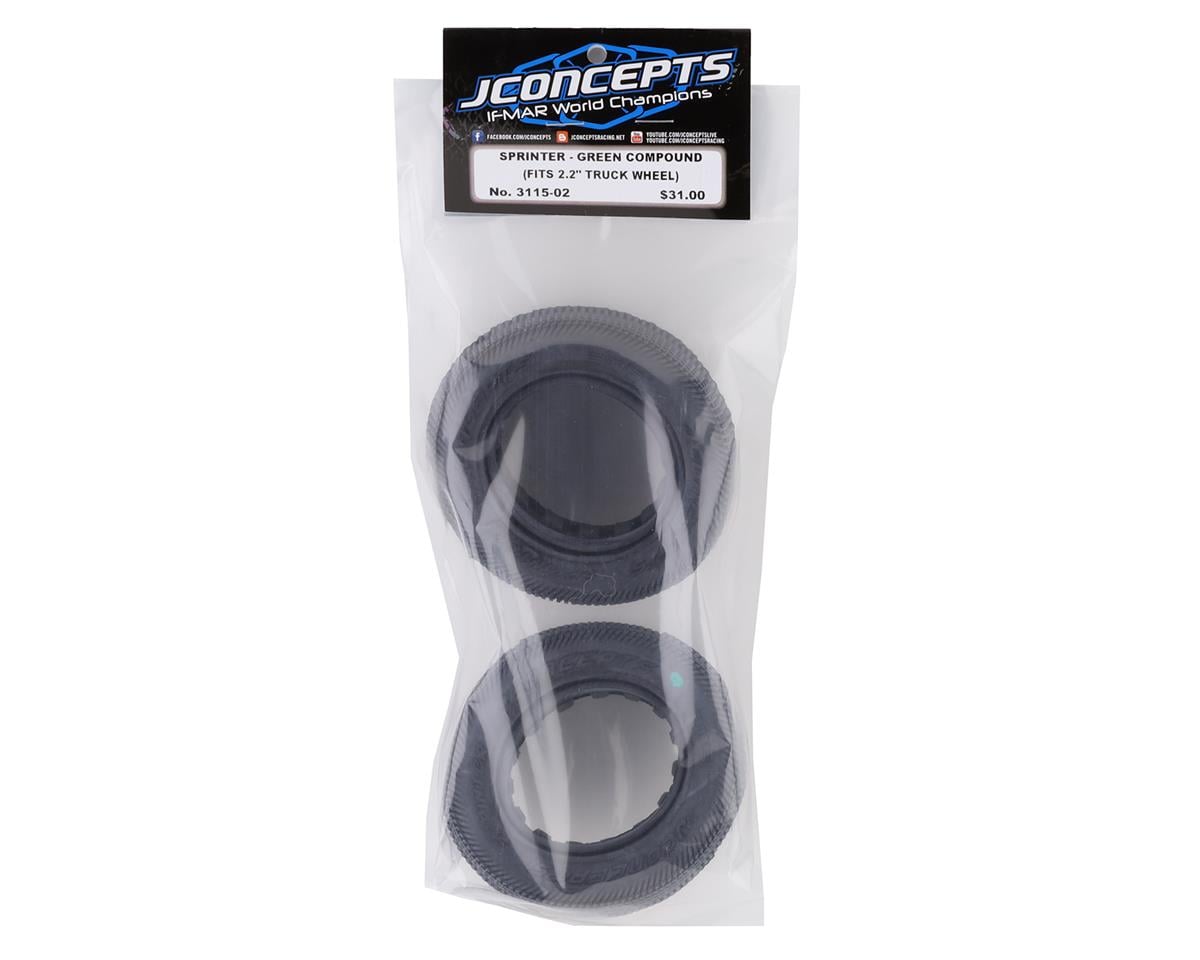 JConcepts Sprinter 2.2" Truck Tires (2) (Green)