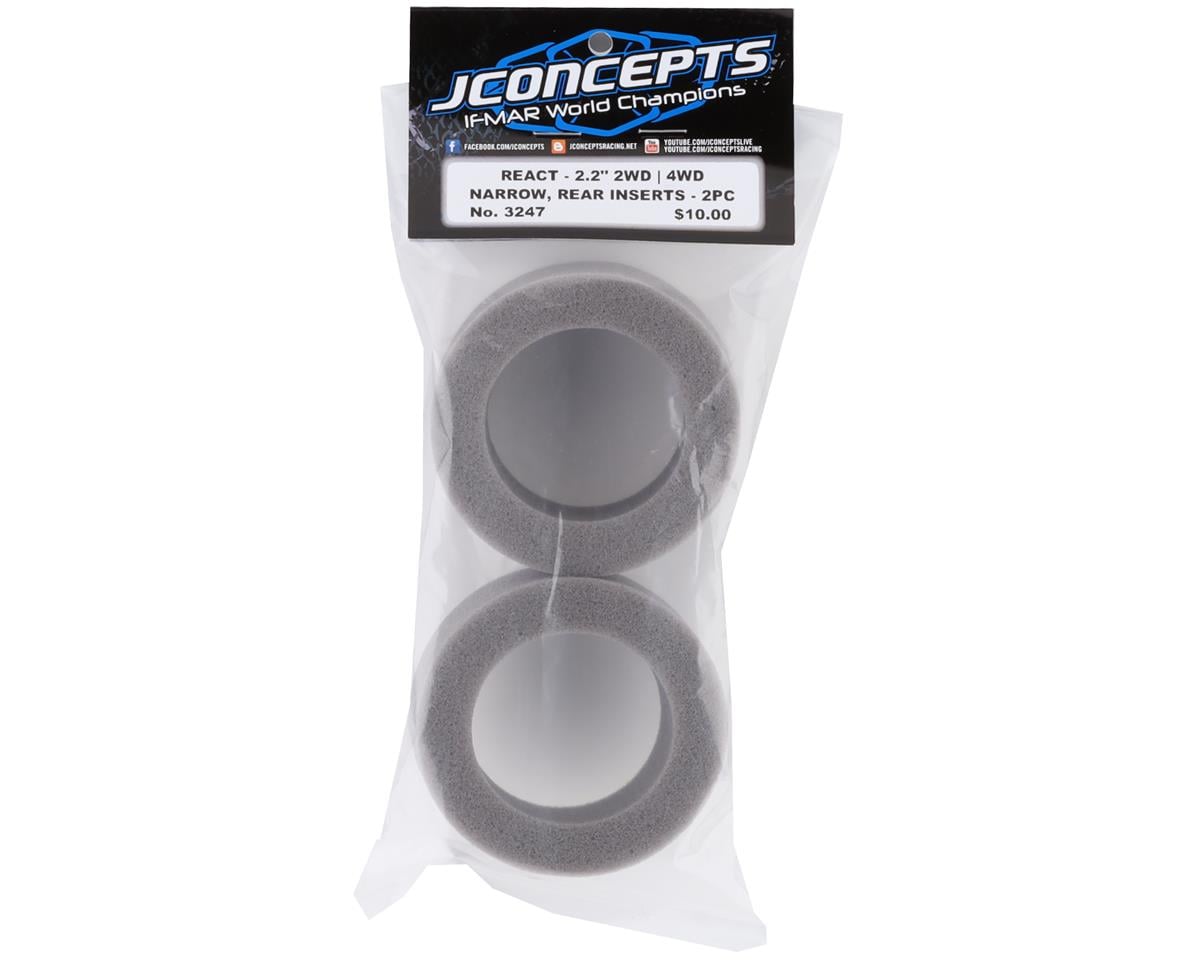 JConcepts React 2.2" Rear Buggy Open Cell Tire Carpet/Turf Insert (2)