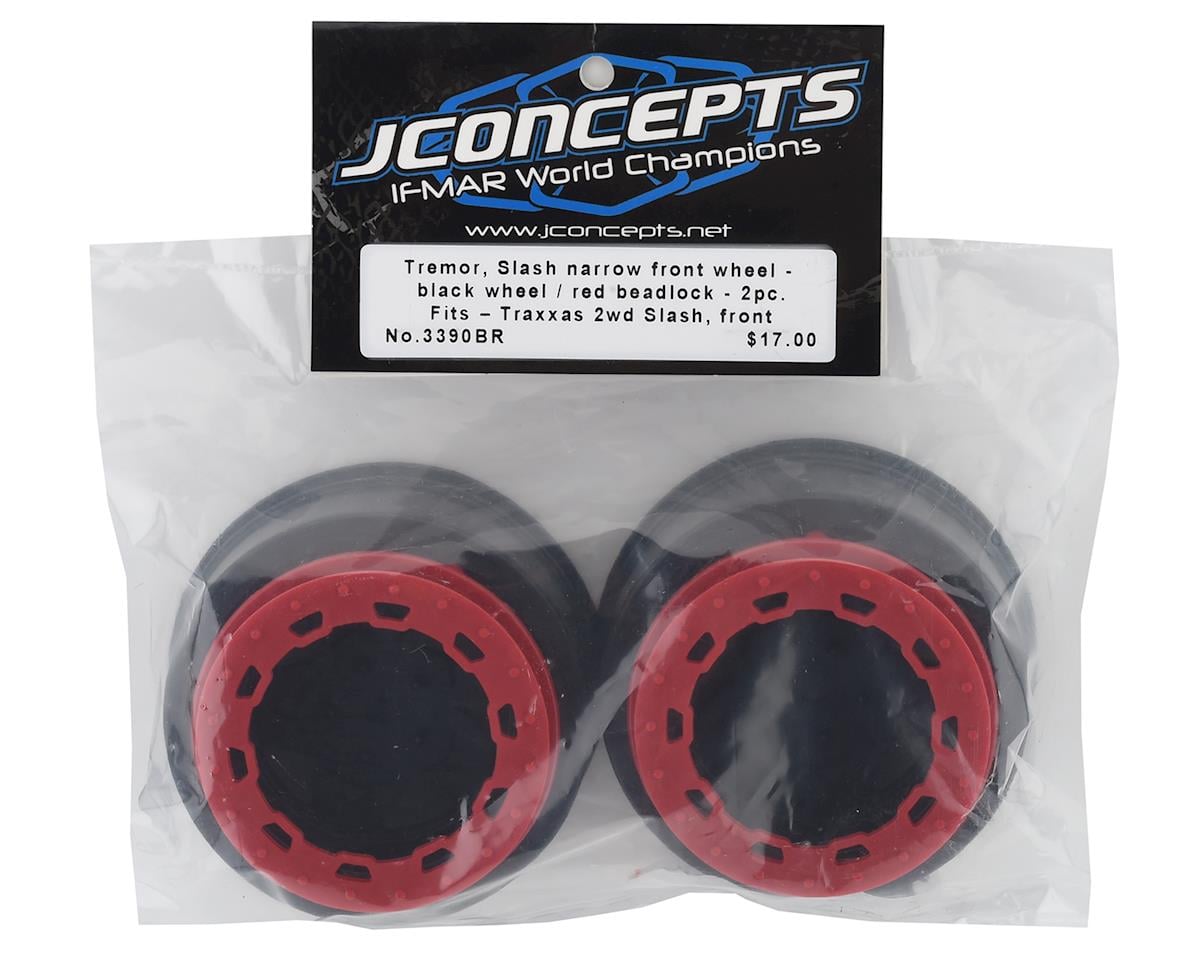 JConcepts 12mm Hex Tremor Short Course Wheels (Black) (2)