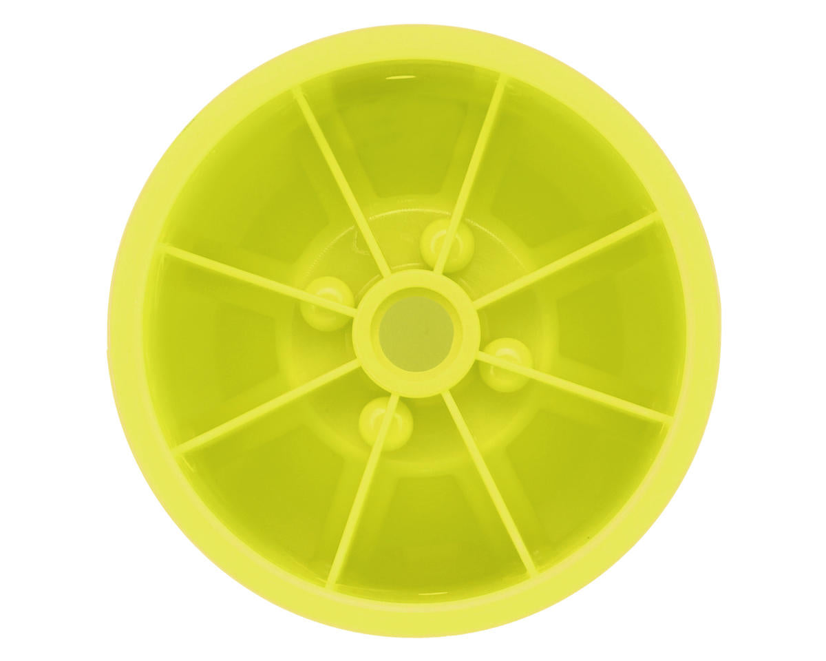 JConcepts RC10T Pioneer 2.2 Bearing Front Wheels (Yellow) (4)