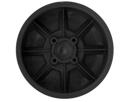 JConcepts Pioneer 2.2 "Slim" Front Wheels (Black) (4) (B7/B6/RB6/SRX2/YZ2)