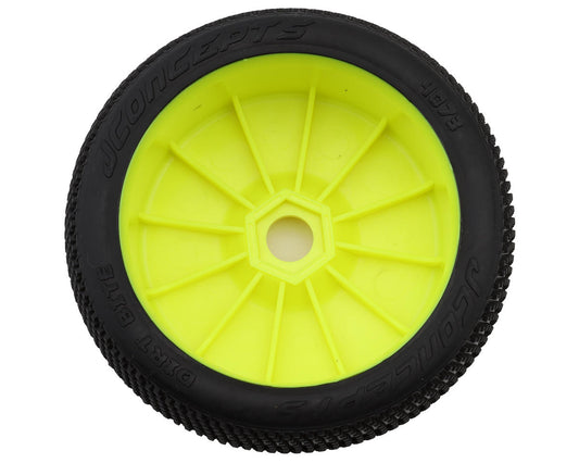 JConcepts Dirt Bite 1/8 Off-Road Buggy Pre-Mounted Tires (2) (Yellow) (Green)