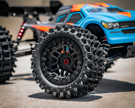 JConcepts Magma Pre-Mounted Monster Truck Tires (Black) (2) w/17mm Hex
