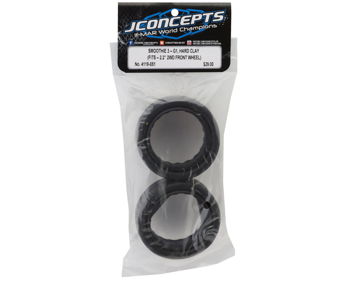JConcepts Smoothie 3 2.2" 4WD Front Buggy Tires (2) (Hard)