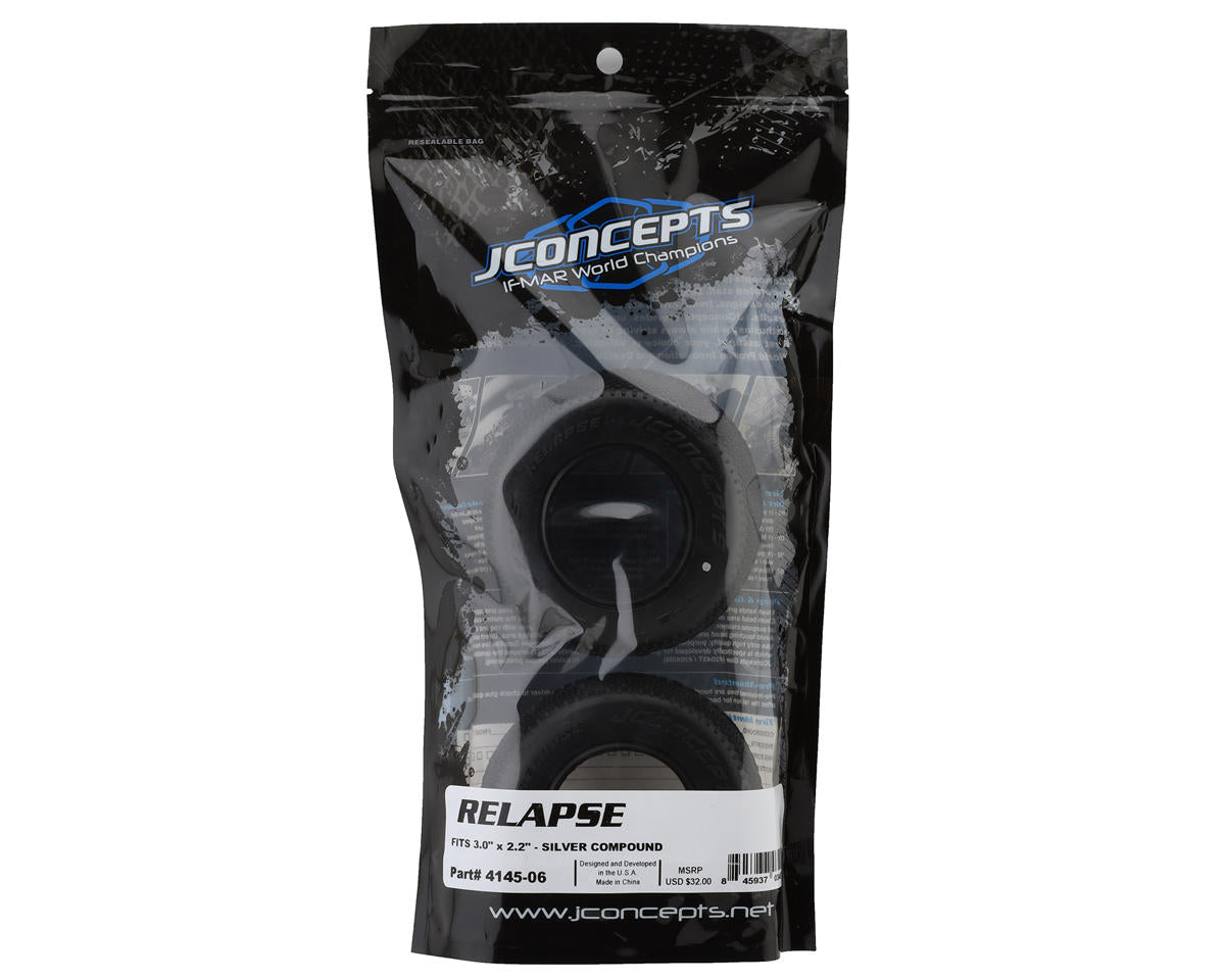 JConcepts Relapse Short Course Tires (2) (Silver)