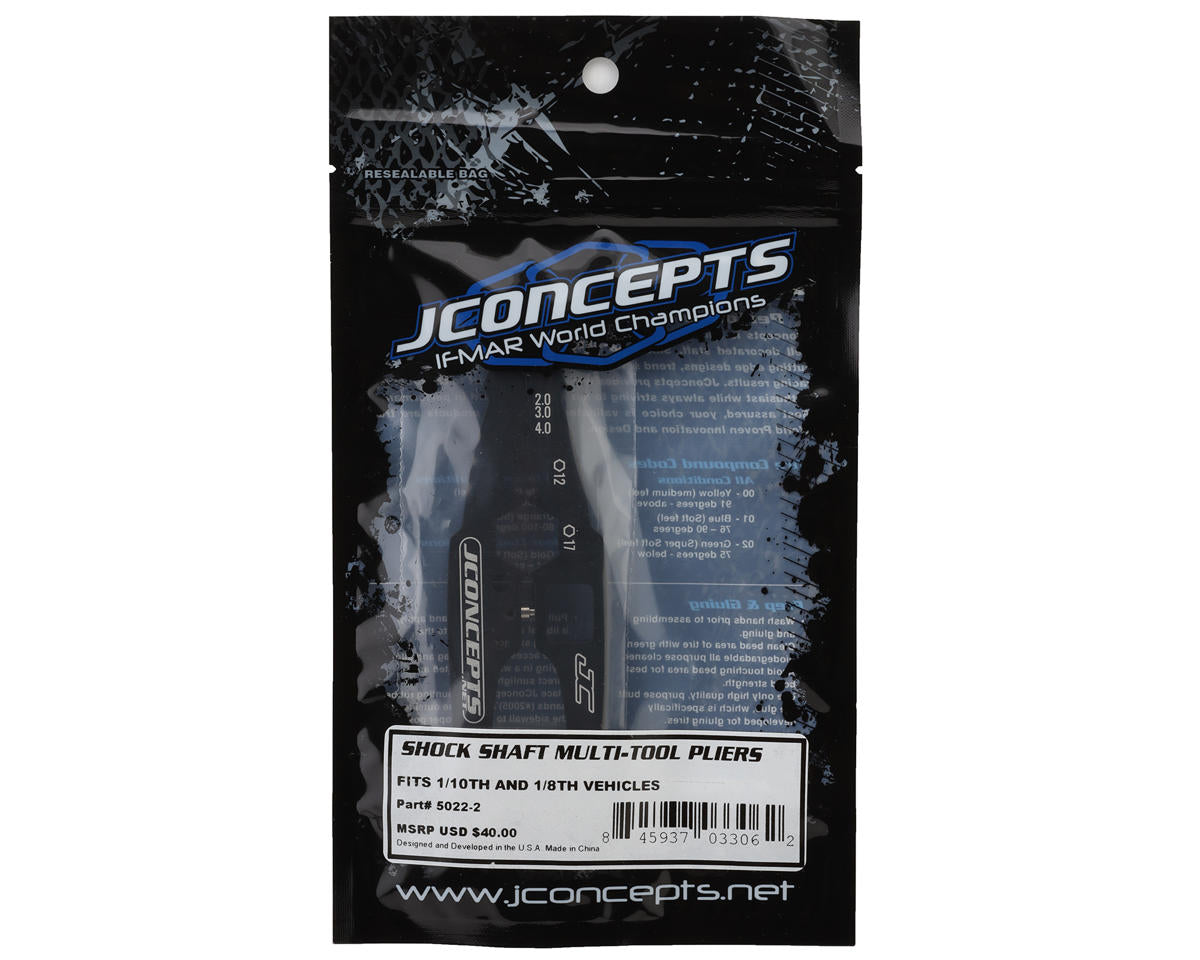 JConcepts Shock Shaft Multi-Tool Pliers (Black)