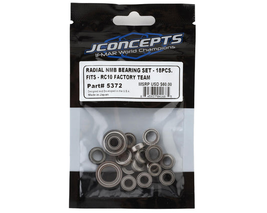 JConcepts Team Associated RC10/RC10T Factory Team Radial NMB Ball Bearing Set