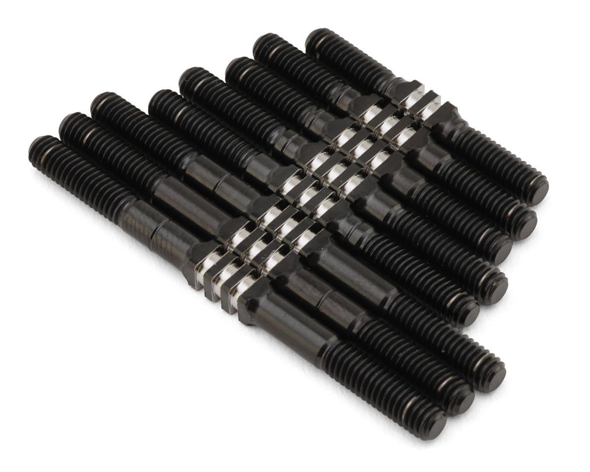JConcepts RC10 Factory Team Fin Titanium Turnbuckles Set (Black) (8)