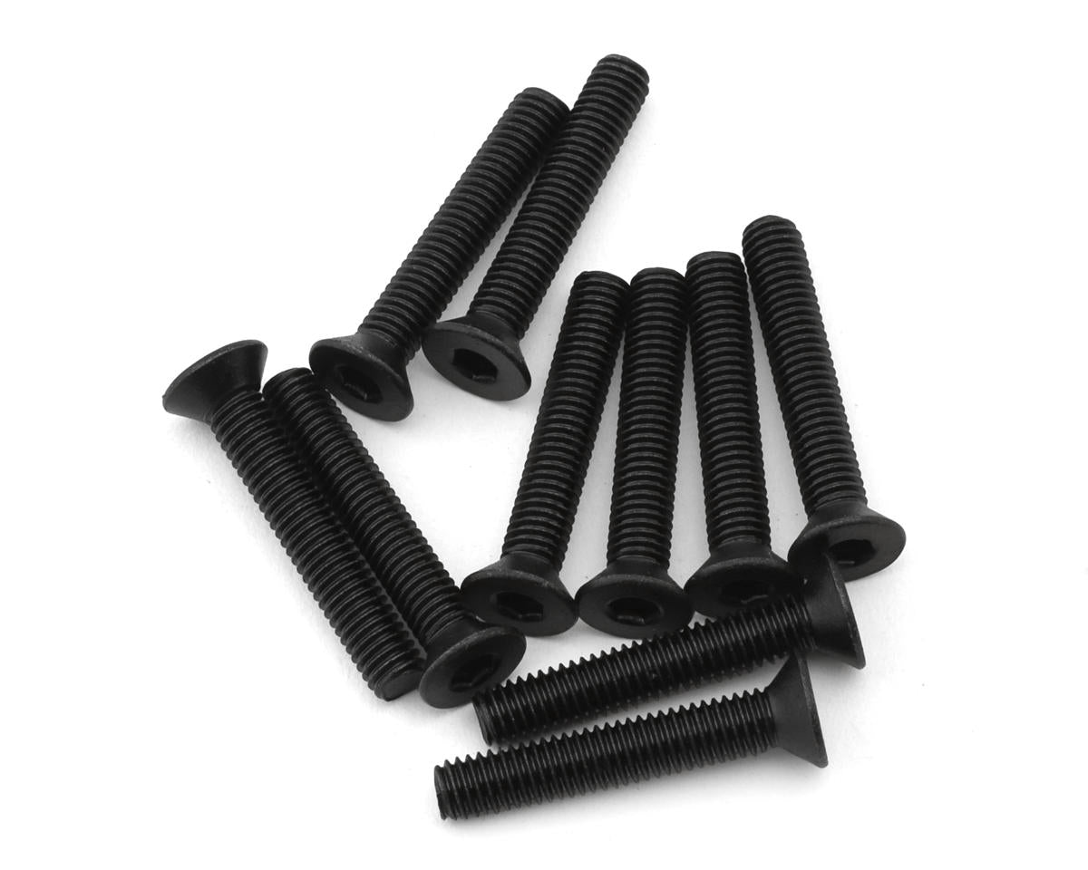 JConcepts 3x18mm Flat Head Screws (10)