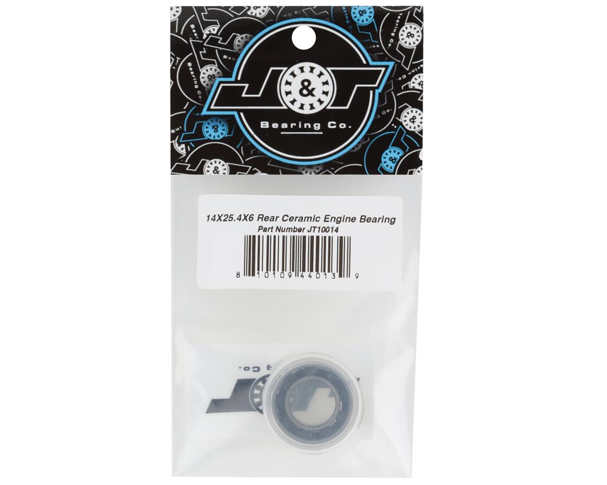 J&T Bearing Co. 14x25.4x6mm Rear Ceramic Engine Bearing