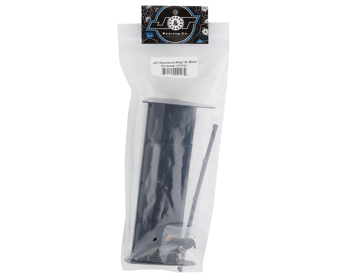 J&T Bearing Co. 1/8 Rear Downforce Wing (Black)